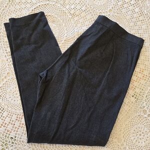 Banana Republic Sloan Skinny Pants Women’s 8 Charcoal Gray Stretch Work Trousers